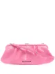 Image 1 of Balenciaga Cloud XL crocodile-embossed clutch