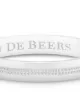 De Beers Jewellers خاتم بشعار الماركة محفور