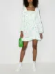 Image 2 of GANNI floral-print smocked short dress