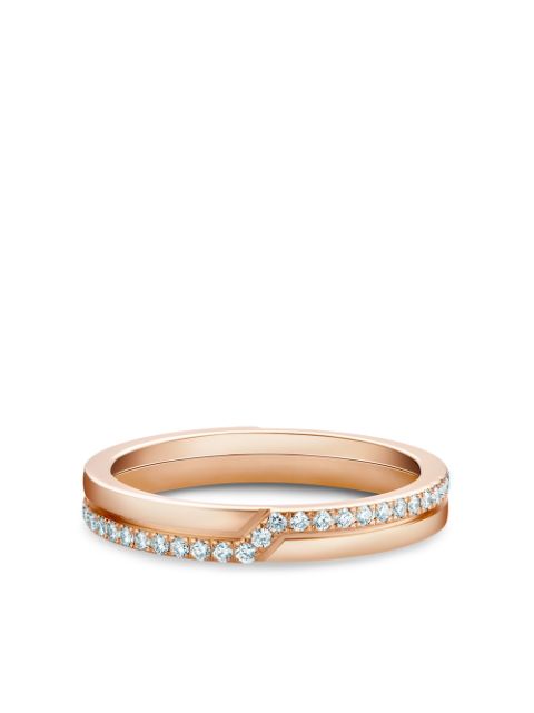 De Beers Jewellers anillo The Promise en oro rosa de 18kt con diamantes