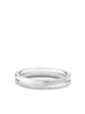 De Beers Jewellers 18kt white gold The Promise band ring - Silver