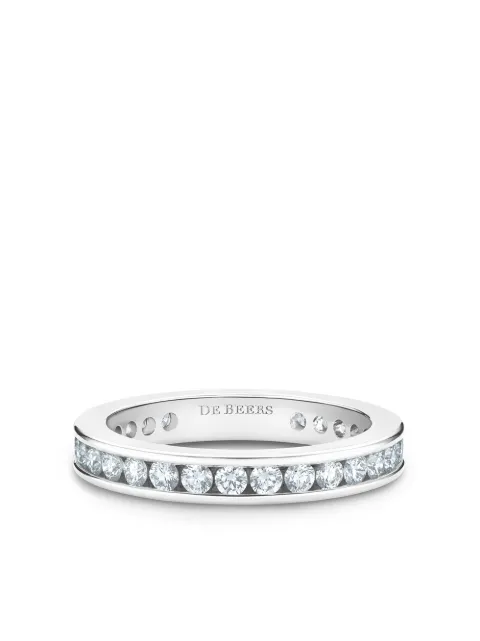 DE BEERS Platinum channel-set Diamond Eternity band