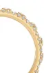 De Beers Jewellers خاتم عريض ذهب أصفر 18 مرصع بالماس