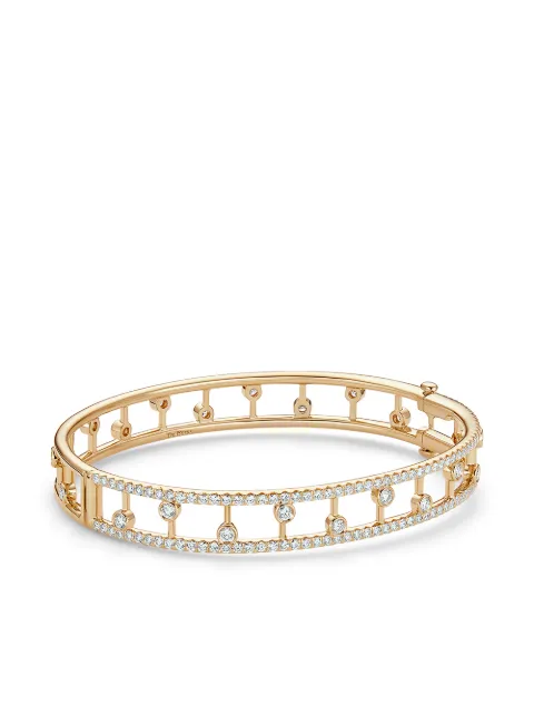 DE BEERS 18kt yellow gold Dewdrop diamond bangle 