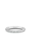 De Beers Jewellers 18kt white gold DB Darling eternity diamond band