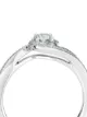 De Beers Jewellers platinum My First De Beers Caress round brilliant diamond ring