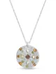De Beers Jewellers 18kt white gold Talisman Babylon diamond medal necklace
