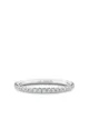 الصورة 1 من De Beers Jewellers خاتم عريض ذهب أبيض عيار 18 مرصع بالماس