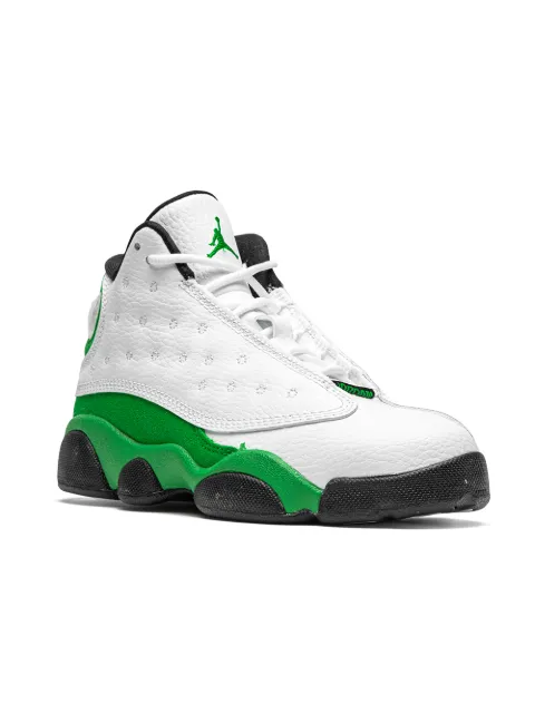 retro 13 lucky green