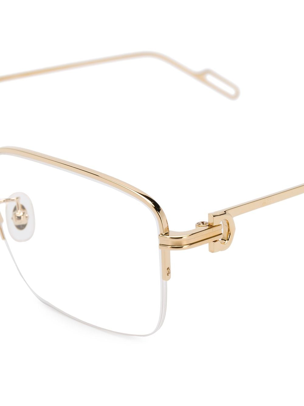фото Cartier eyewear очки в прямоугольной оправе