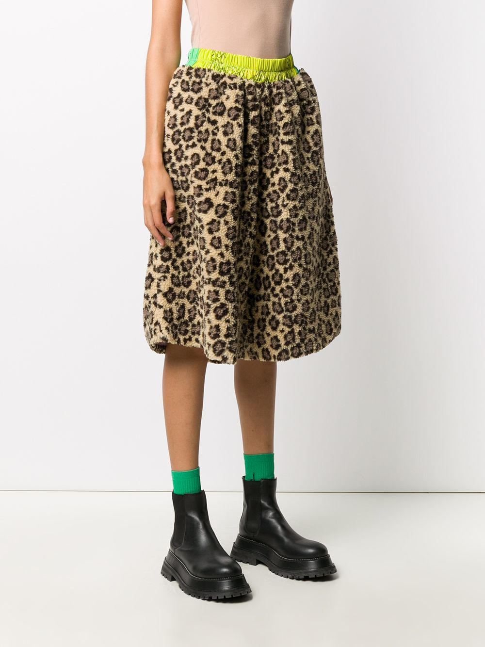 фото Natasha zinko флисовые шорты с леопардовым принтом