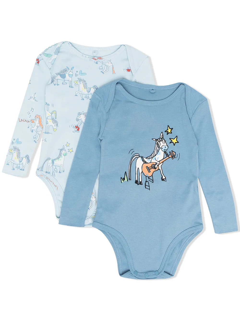 Stella McCartney Kids комплект из двух боди с принтом