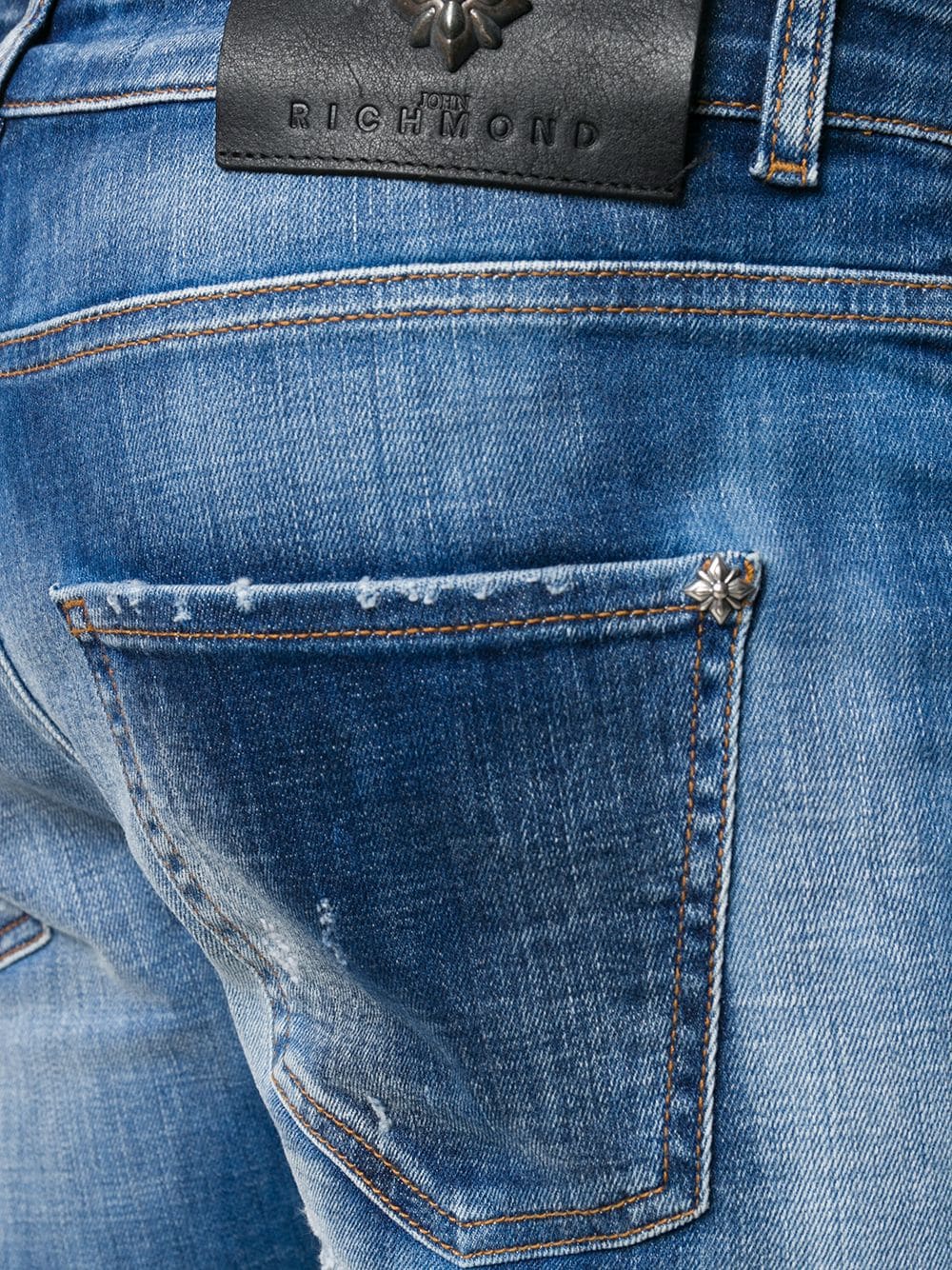 фото John richmond зауженные джинсы mick средней посадки