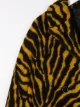 Monnalisa double-breasted animal print coat
