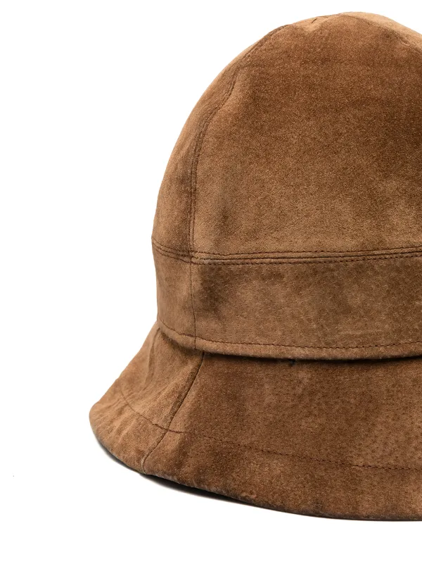 Hermès pre-owned Leather Bucket Hat 