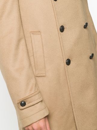 double-breasted button up coat展示图