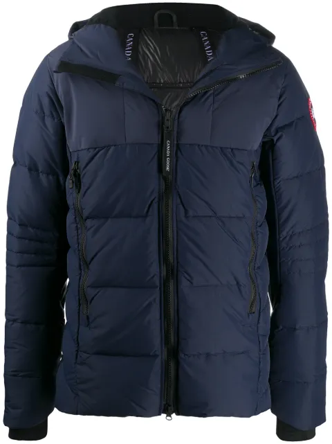 Canada Goose blue hooded puffer coat for men | 2742M at Farfetch.com