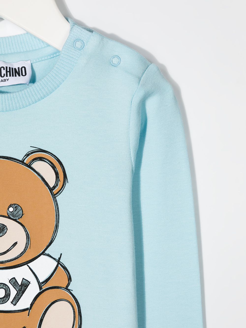 фото Moschino kids толстовка teddy bear с логотипом