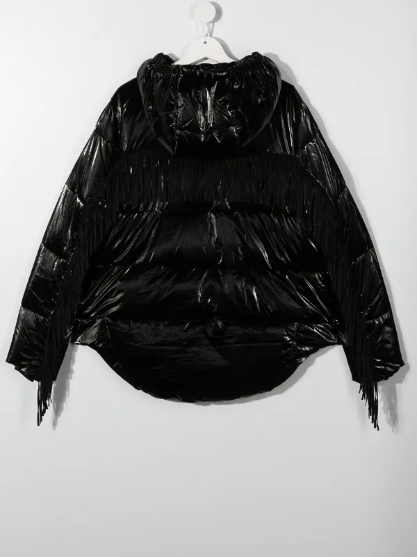 metallic tassel jacket