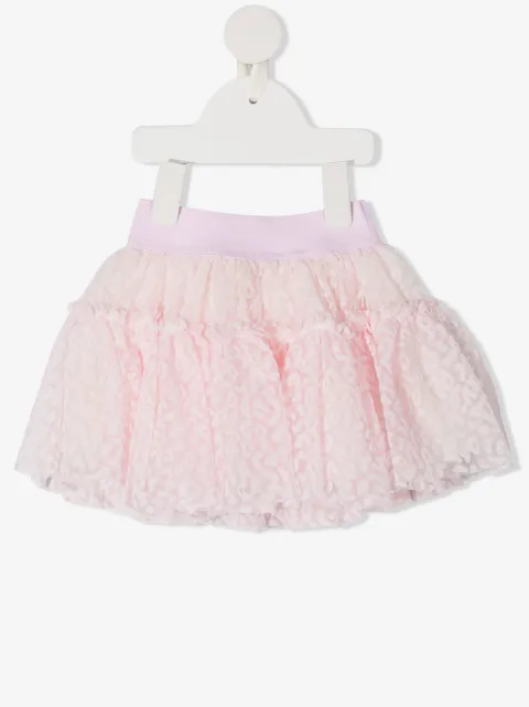 Monnalisa leopard texture tutu skirt