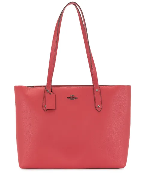 coach pink town tote