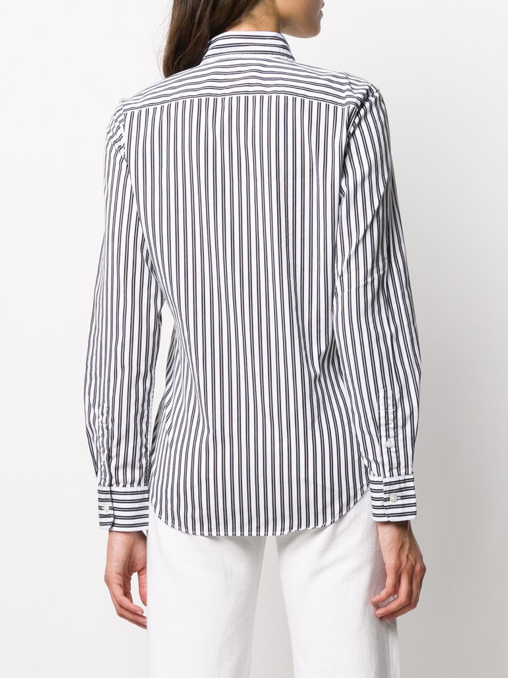 полосатая рубашка с вышитым логотипом Polo Ralph Lauren 1592303556