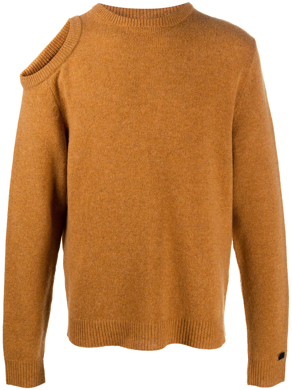 Aries cut-out knitted jumper | Orange | Image 1