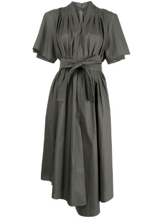 Adam Lippes Asymmetrical Cotton Shirt Dress - Farfetch