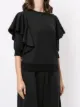 Adam Lippes flounce detail sweatshirt