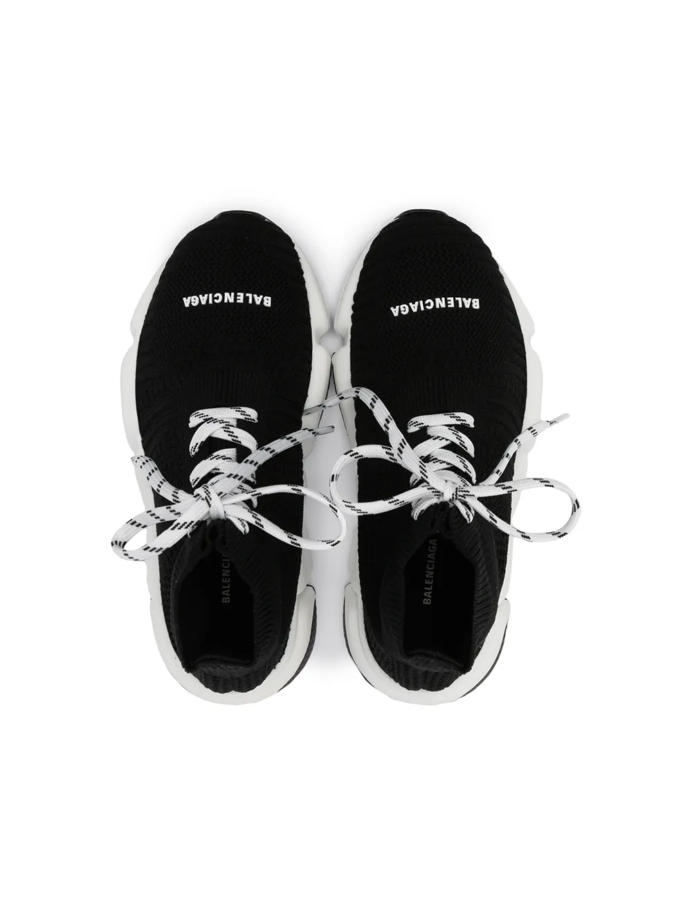 Shop Balenciaga Speed Lace-up Sneakers In Black