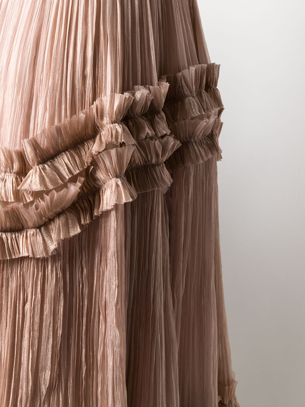 фото Maria lucia hohan плиссированное платье с оборками