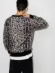 Wacko Maria jacquard leopard knit jumper