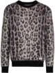 Image 1 of Wacko Maria jacquard leopard knit jumper