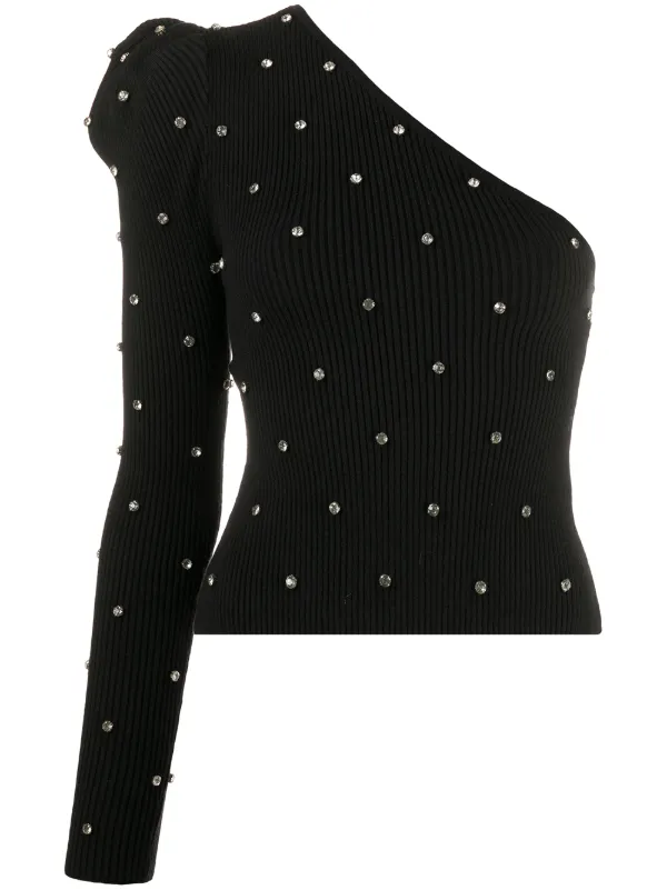 black one shoulder jumper