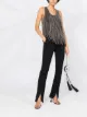 Image 2 of Alberta Ferretti embellished silk-blend vest