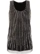 Image 1 of Alberta Ferretti embellished silk-blend vest