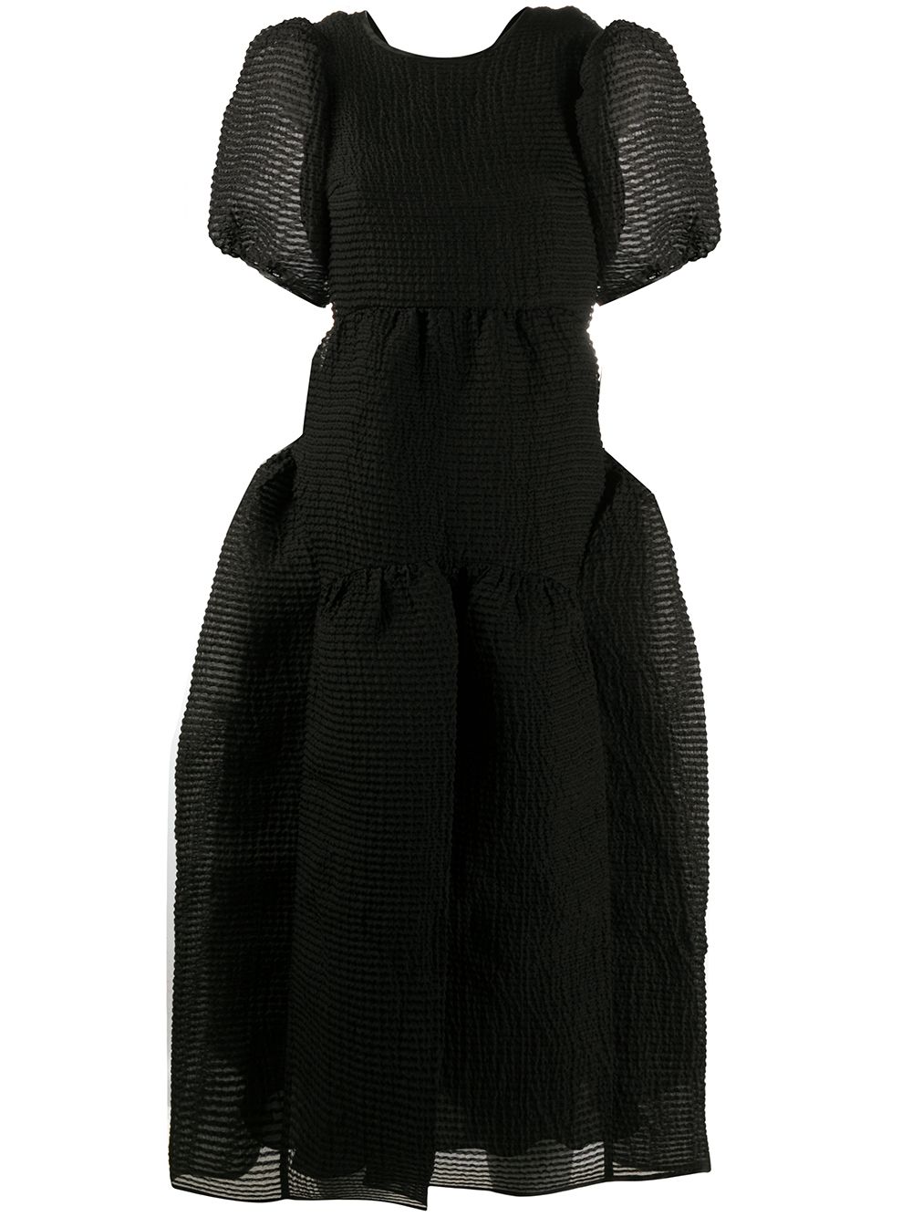 фото Cecilie bahnsen puff-sleeve flared dress