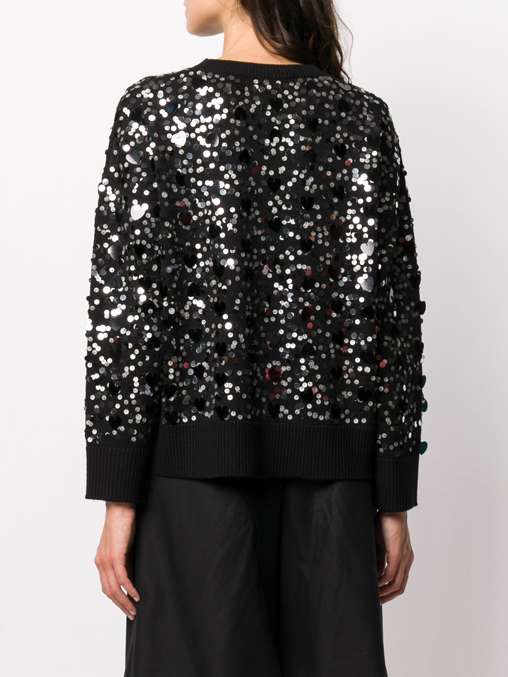 фото Love moschino sequin embellished jumper