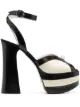 Image 1 of Philosophy Di Lorenzo Serafini contrast-trimmed platform sandals