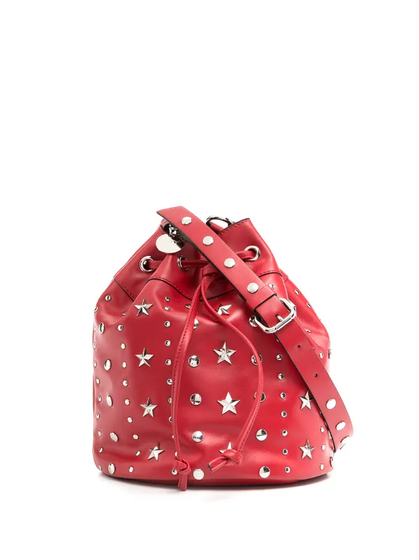 valentino red bucket bag