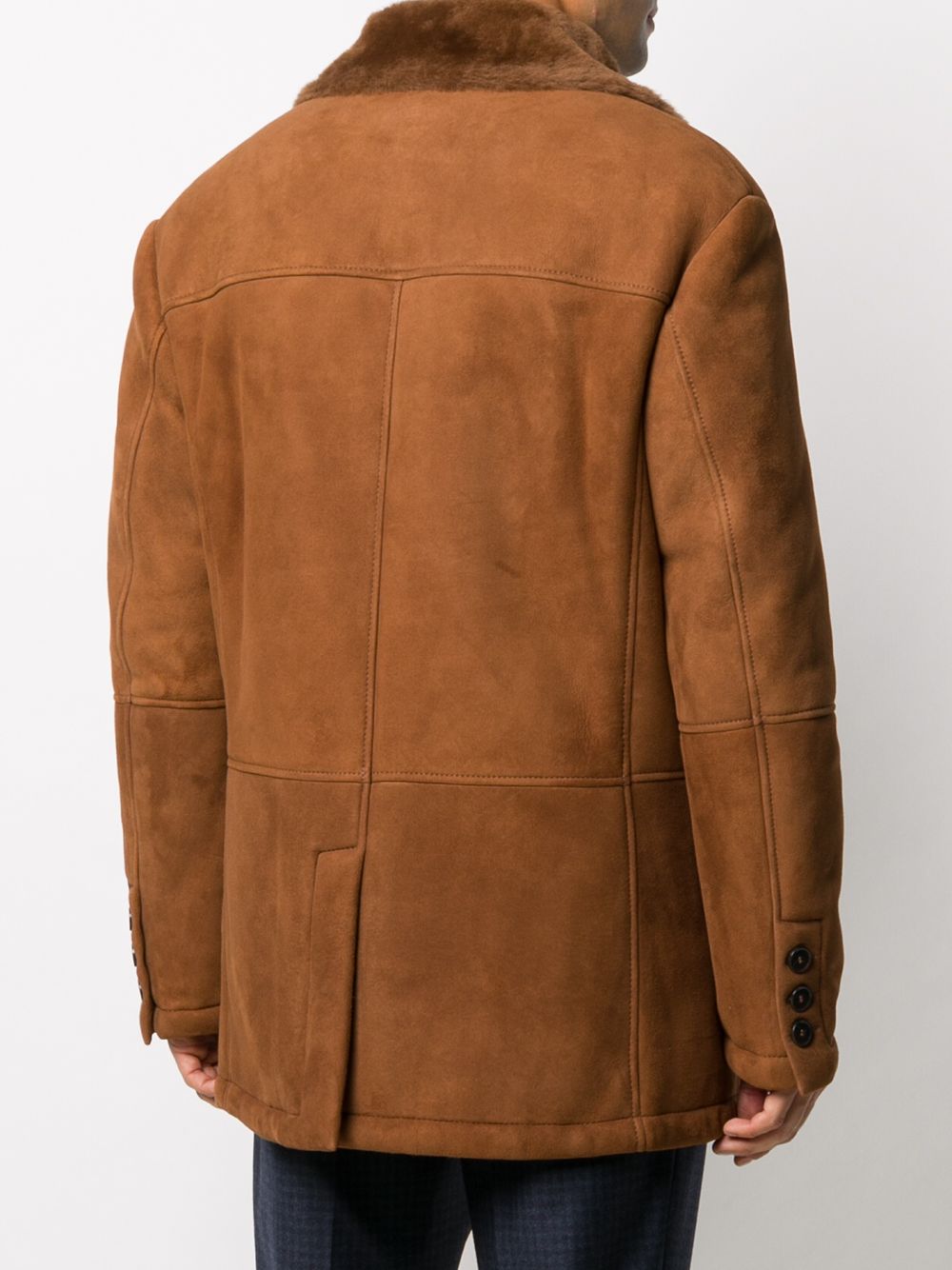 фото Desa 1972 double-breasted sheepskin coat