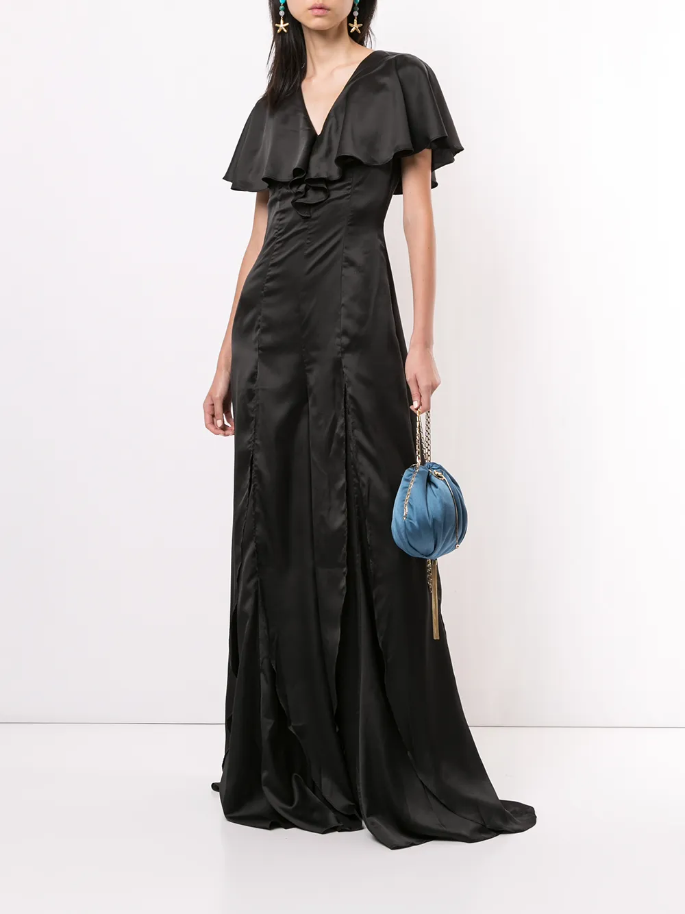 Image 2 of ANDREA IYAMAH Meelah wide-leg chiffon jumpsuit