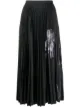 Image 1 of Valentino floral-print pleated skirt