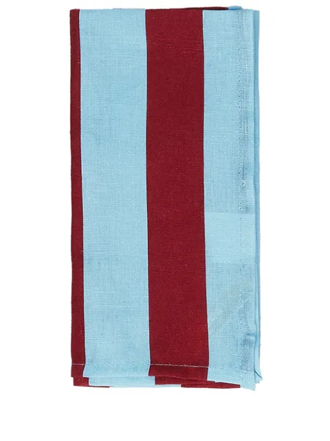 La DoubleJ stripe-print linen napkins (set of 6)
