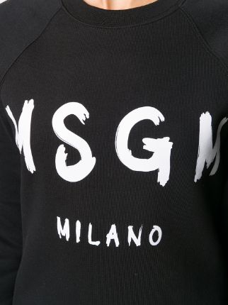 logo print sweatshirt展示图