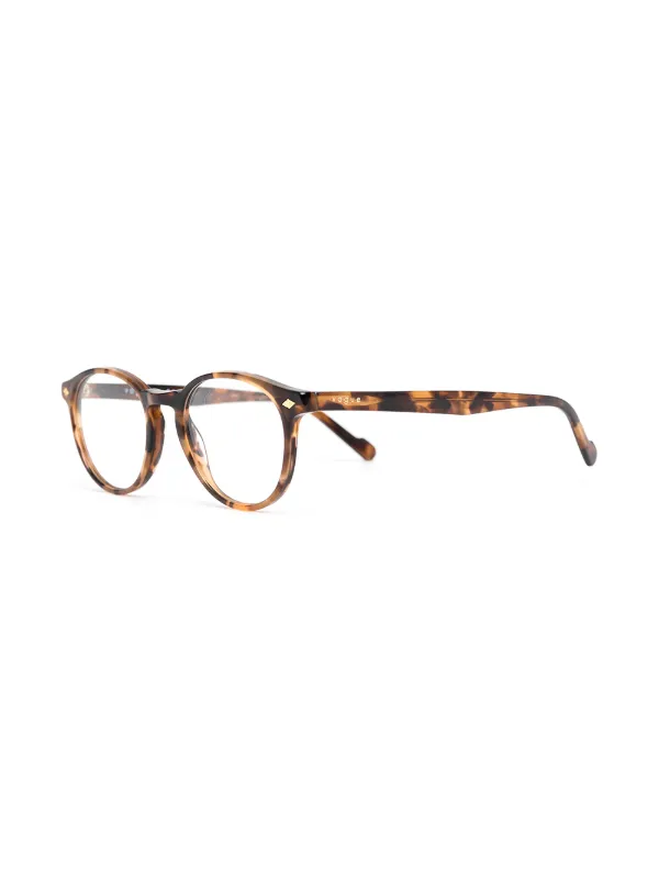 Vogue Eyewear Occhiali Tondi Con Effetto Tartarugato Marrone FARFETCH IT