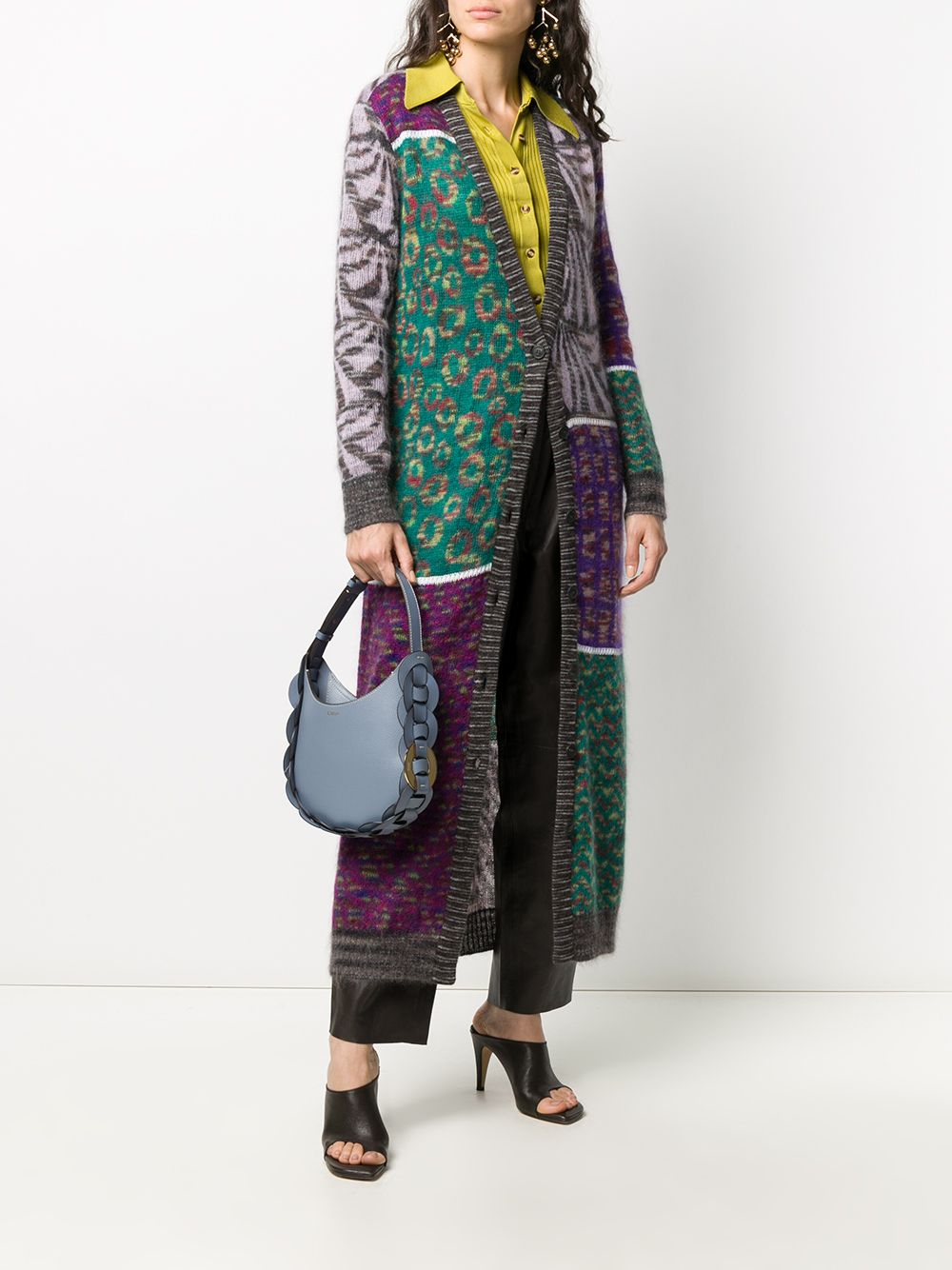 фото M missoni long printed cardigan