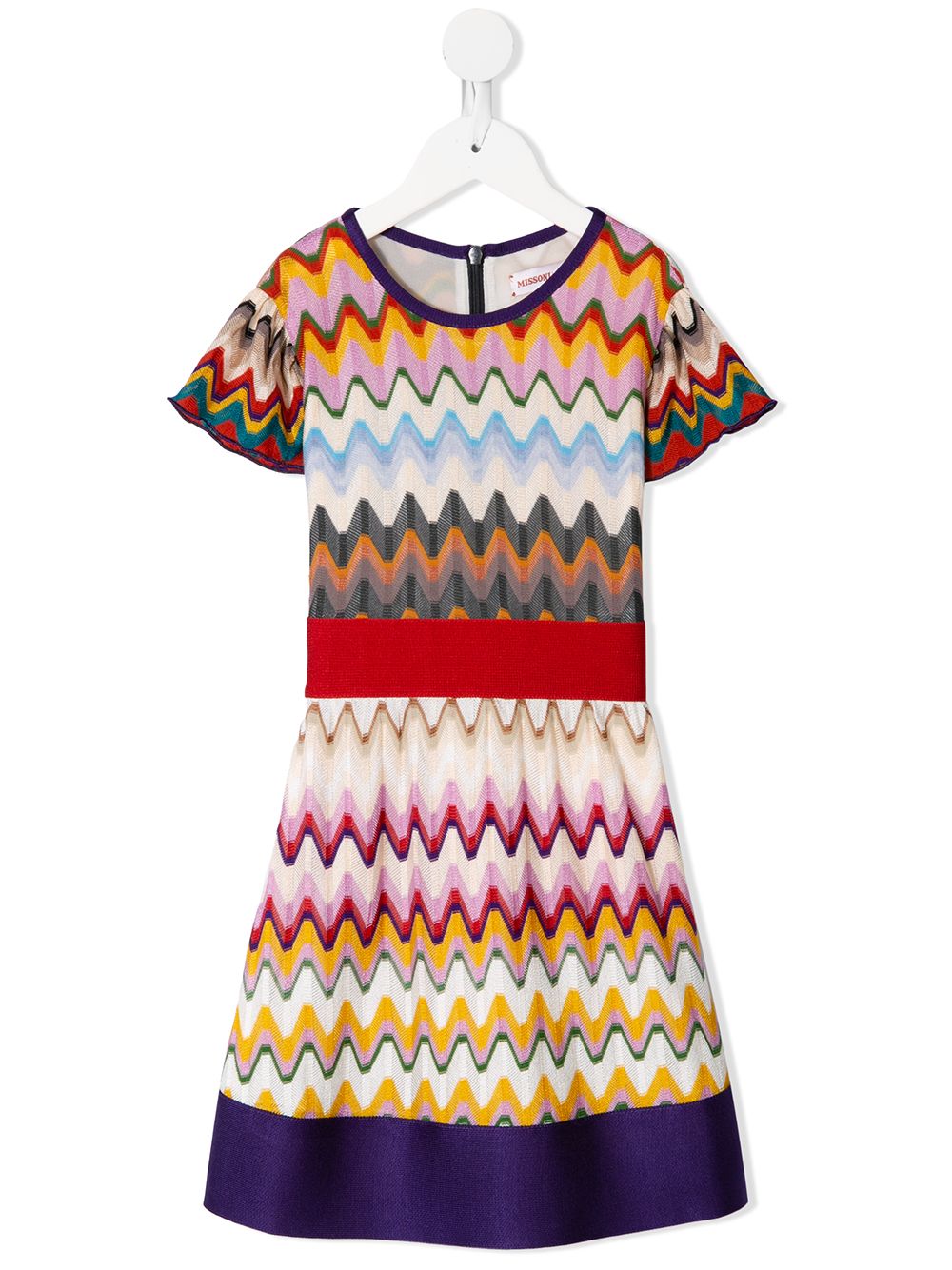 фото Missoni kids платье миди с принтом