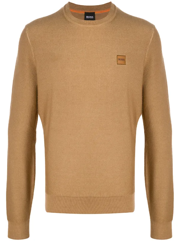 boss logo jumper