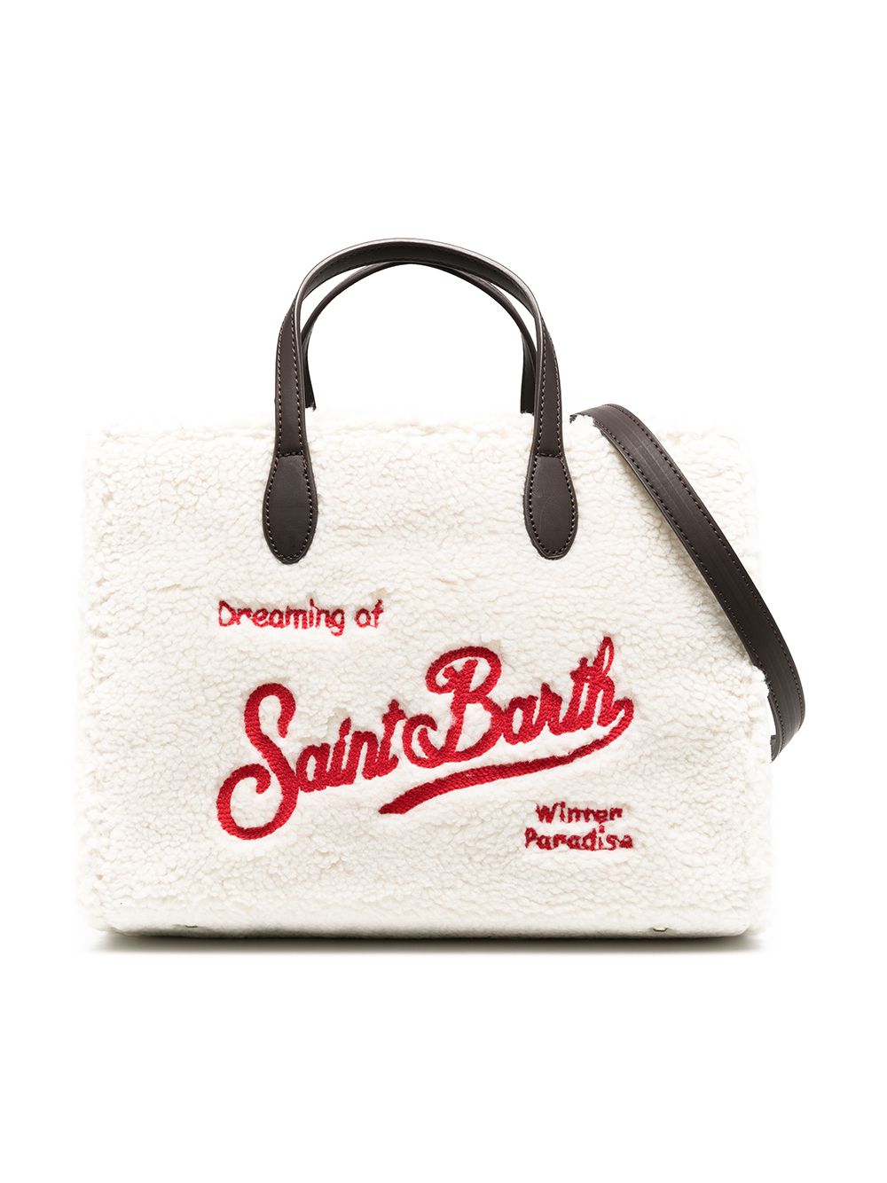 фото Mc2 saint barth kids сумка-тоут с вышитым логотипом